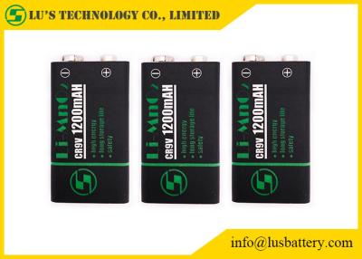 China CR9V 1200mAh 9v Square Lithium Battery Custom Design Lithium Batteries for sale