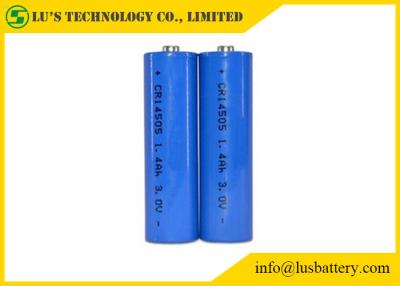 中国 CR14505リチウム マンガンの二酸化物電池3V 1400mah 1500mah 1600mah 販売のため