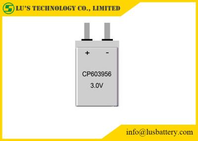 Chine Batterie ultra mince de CP603956 3V pour la batterie au lithium de solutions d'IOT 3300mah 3.0v à vendre