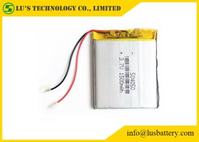 China LP504050 Rechargeable Battery 3.7 V 1500mah li-ion polymer battery LP504050 lipo battery OEM / ODM Available for sale