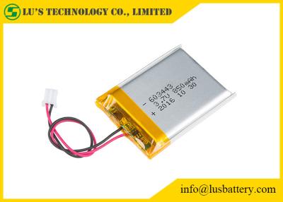 Chine Cellule de la batterie rechargeable 3.7v de la batterie 603443 d'ion de la batterie rechargeable 3,7 V 850mah Li de polymère d'ion du lithium LP603443 à vendre