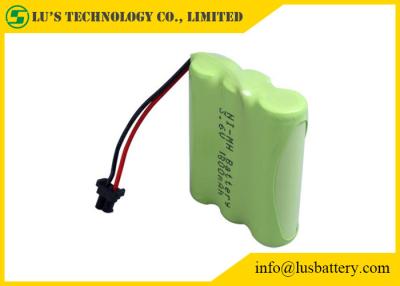 China Baixa resistência interna do bloco recarregável recarregável da bateria do volt NIMH da bateria 1800mah 3,6 do nimh à venda