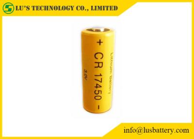 China CR17450 3.0V Lithium Manganese Dioxide Battery 2000mah - 2200mah Capacity for sale