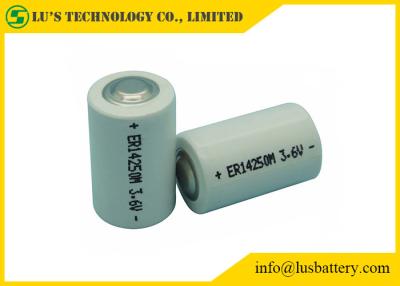 China Multi Function 1/2 AA ER14250M Disposable Lithium Battery 3.6V 0.75ah 750mah 3.6v Primary Cell for sale