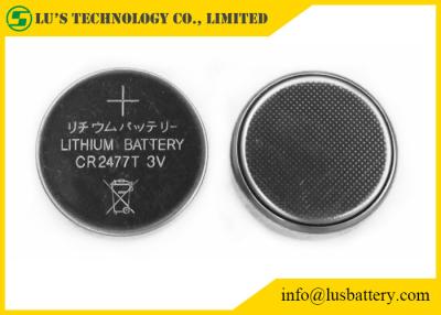 中国 非再充電可能なリチウム ボタンの細胞1000mah CR2477 3vのリチウム電池 販売のため