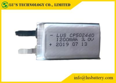 China Li-MnO2 Battery 1200mAh 3.0V CP502440 Lithium Battery Replacement CR14250 for sale