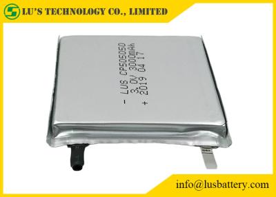 China Bateria ultra fina pirmay CP505050 da pilha 3000mah limno2 da bateria de lítio CP505050 3V 3Ah para soluções de IOT à venda