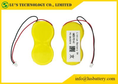 China CR2450-2P Button Lithium Coin Cell 1200mah 3.0v With Wires JST Connector for sale