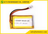 China LP603048 3.7v 900mah Rechargeable Lithium Battery 48.5mm Length for sale