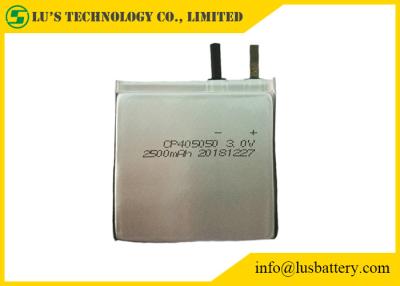 Chine paquet CP405050 HRL de batterie de 3v 2400mAh Limno2 pas rechargeable pour la carte d'identification à vendre