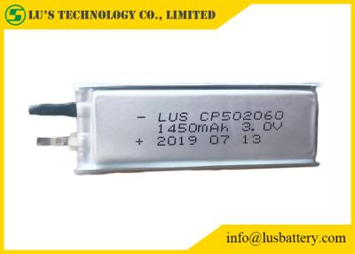 Китай 3V не перезаряжаемые гибкая Limno2 клетка батареи 1450mAh Limno2 тонкая продается