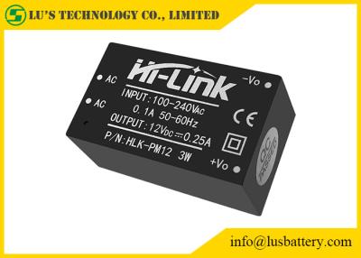 China 250MA Single Output Converter Isolated 12V 3W Hilink HLK-PM12 for sale