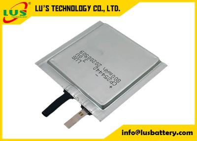 China 800mah 3.0v Ultra Thin Battery Intelligent Card LiMnO2 Soft Battery Cp254442 for sale