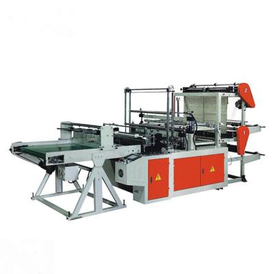 China Plastic Industry Shopping Bag Making Machine Sealing Heating And Cold Cutting Line en venta