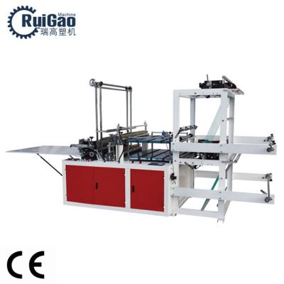 China Two Layer Plastic Bag Making Machine Heat Sealing And Cold Cutting Bag Machine for sale