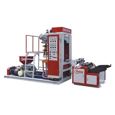 China Taiwan quality high speed mini film blowing machine plastic garage bag extruder shopping bag plant price for sale