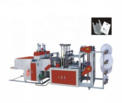 China Carry Shopping Bag Maker Machine Four Line Fully Automatic Bottom Sealing en venta
