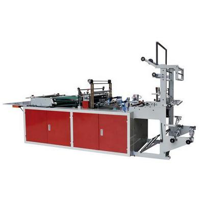 China Factory  Hot cutting Side Sealing OPP PP PE Plastic bread bag cloth bag courier bag making Machine price for sale