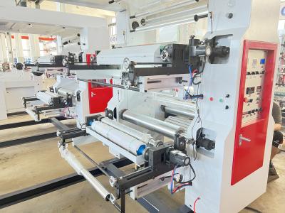 中国 Roll To Roll Flexographic Printing Machine For Plastic Film Polythene PE Bag 販売のため