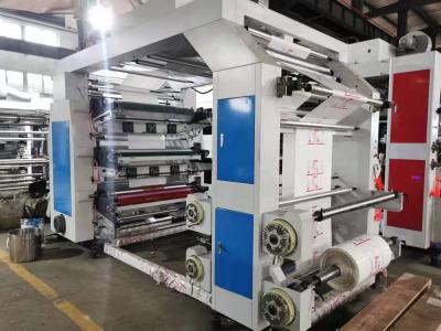 China T Shirt Bag Flexo Printing Machine Six Color For Plastic Industry en venta