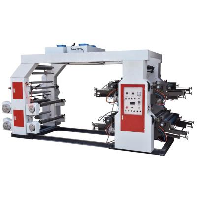 China High speed 2/4/6/8 color flexo printing machine factory price for plastic film  non woven paper for sale