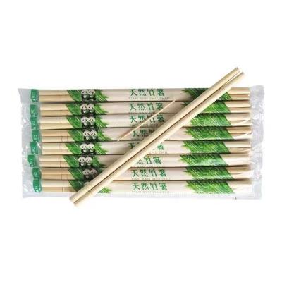 China OEM ODM Round Bamboo Compostable Chopsticks Custom Logo Packing for sale