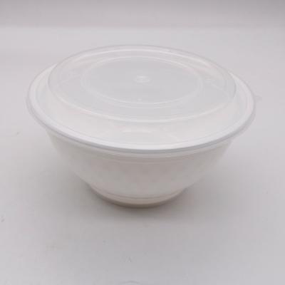 China Disposable PP Plastic Takeaway Noodle Bowl Packing Lunch Bowl 36oz 42oz 50oz for sale