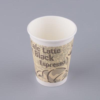 China Eco Friendly Biodegradable Drinking Cup Custom Coffee Disposable Paper Cup en venta