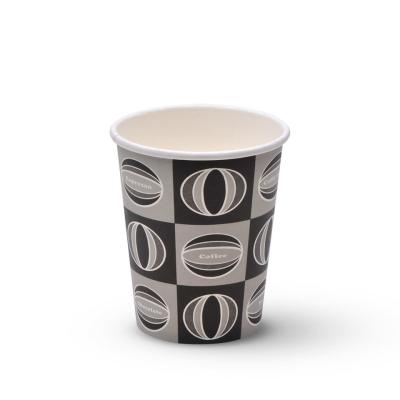 China Disposable Single Wall Paper Cups Custom Printed for sale