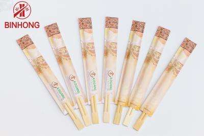 China Hersteller kundenspezifischer Logo Printed Disposable Bamboo Chopsticks zu verkaufen