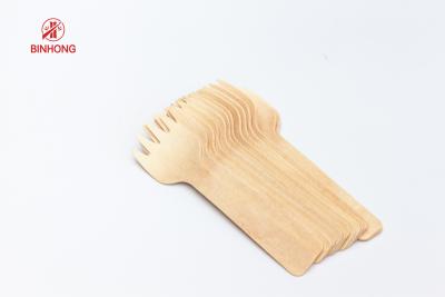中国 自然なシラカバ木スプーンは使い捨て可能な生物分解性の食事用器具類の大きさナイフの分岐する 販売のため