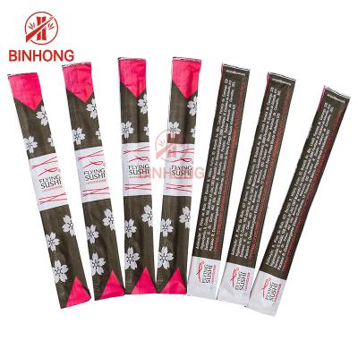 China Individually Wrapped Tensoge Bamboo 23cm Custom Logo Chopsticks for sale