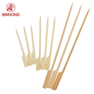 China Disposable 100% Natural 14cm BBQ Bamboo Sticks for sale