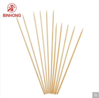 China Eco Friendly Disposable 3mm Bamboo BBQ Sticks for sale