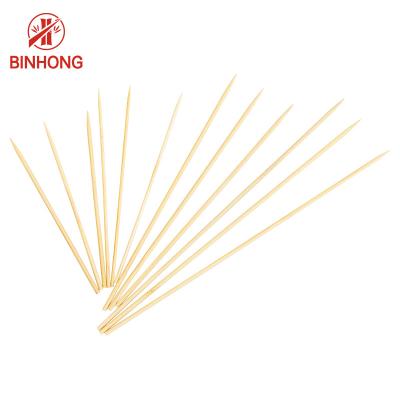 China Eco Friendly Custom Logo 7cm BBQ Bamboo Sticks for sale