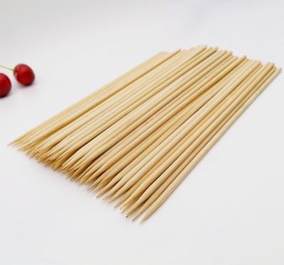 China Heat Resistance Disposable 8Inch Bamboo Barbecue Sticks for sale