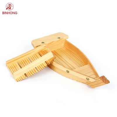 China User Friendly Stocked 100cm Wooden Sushi Boat Serving Tray for sale