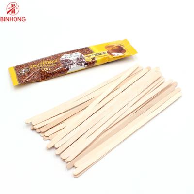 China Sustainable ISO9001 Wooden Mixing Sticks For Coffee for sale