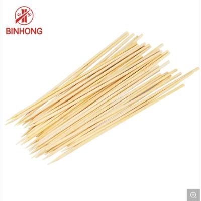 China Varas de bambu do ASSADO do OEM 10cm para a carne que empala a máquina à venda