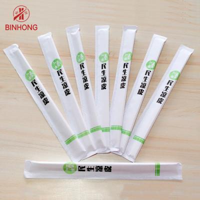 China Natural Twins Disposable Bamboo Chopsticks For Restaurants，customer print for sale