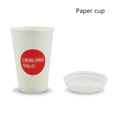 China Compostable PLA Lined 280gsm Bamboo Fiber Paper Drinking Cups for sale