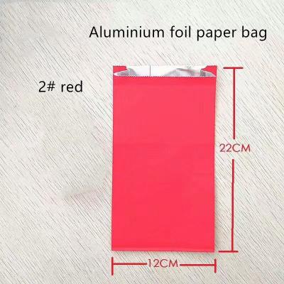 China el papel de aluminio 20gsm laminó las bolsas de papel para llevar en venta