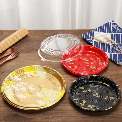 China Non Microwavable Disposable PS Sushi Food Box for sale