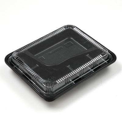 China Food Grade PP Disposable Takeaway Containers Rectangular Transparent for sale