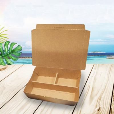 China Food Paper Box Multi-Lattice Dining Box for sale