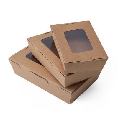 Chine Adapté aux besoins du client 4 compartiments emportez Bento Box Leak Proof de papier à vendre