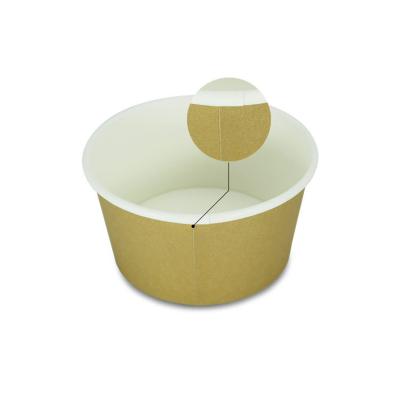 China Disposable Kraft Lunch Containers Food Grade Laminated Paper Boxes for Meals Soup à venda