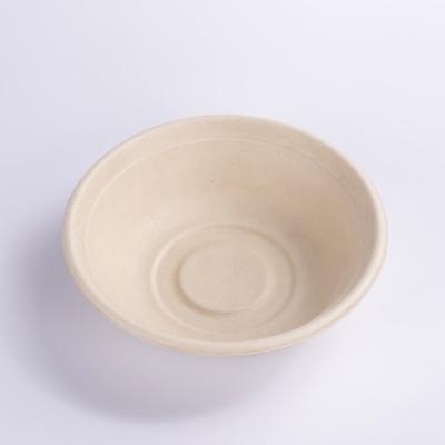 China Sugarcane Pulp PB32 Disposable Food Container Paper Salad Bowl Eco Friendly for sale