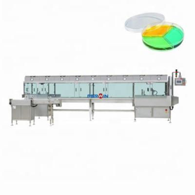 China PLC Touch Screen Culture Medium Filling Machine 250ml Filling Volume for sale