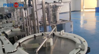 China Máquina de vedação de frascos controlada por PLC para linha de enchimento de frascos na indústria farmacêutica à venda